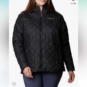 Columbia Women's Copper Crest Hooded Jacket NWT Sz 3Xl Black